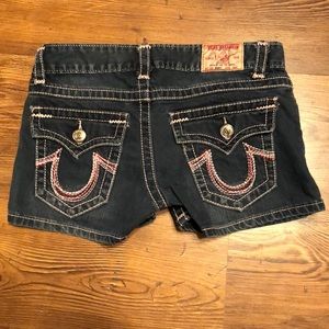 True Religion jean shorts